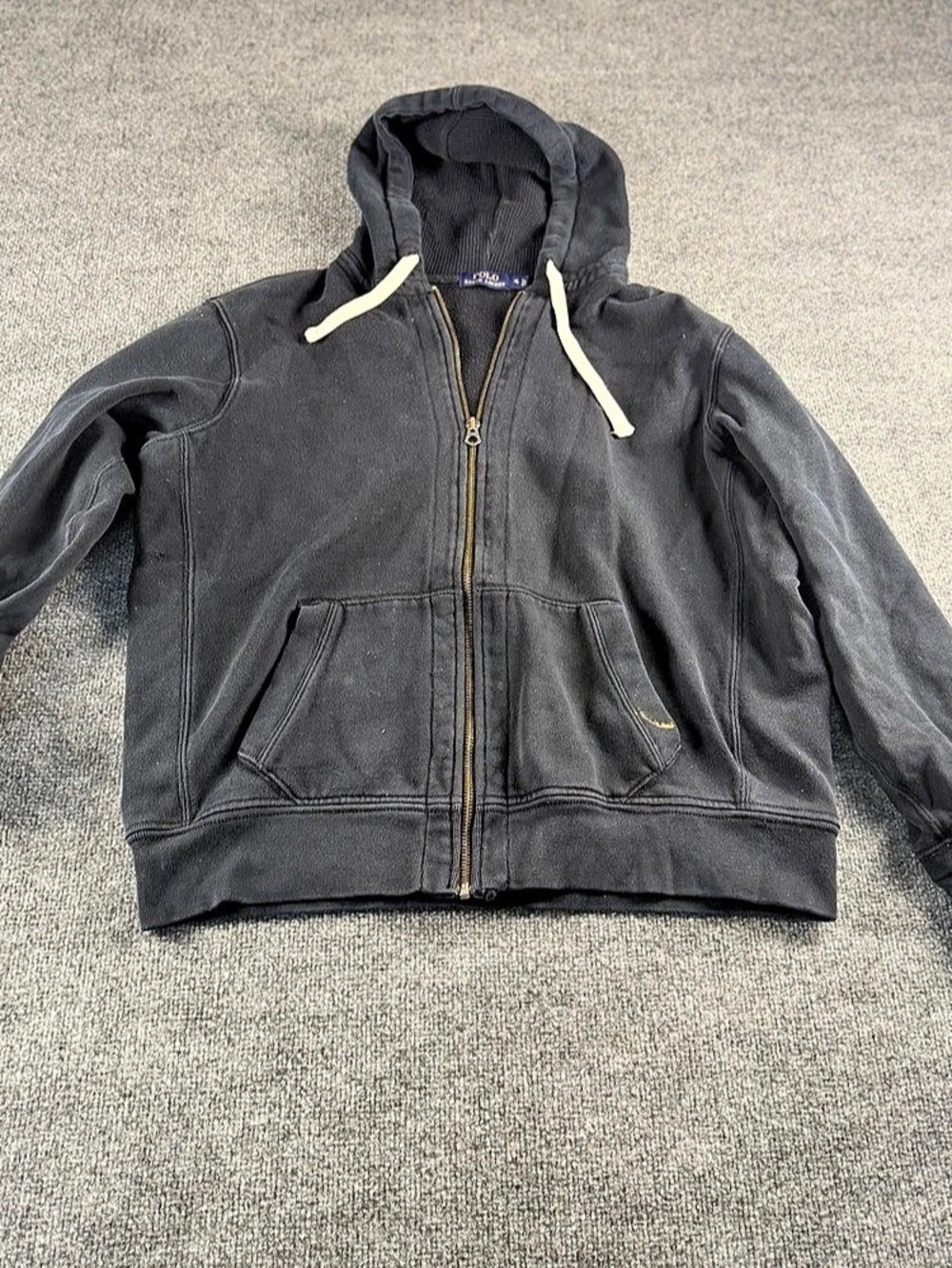 Polo Ralph Lauren Thermal-Lined Full-Zip Hoodie Black XL